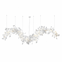 Golden Fan Leaf Artistic Chandelier - CasaraHouse