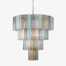 Modern Lustrava Prism Chandelier - CasaraHouse