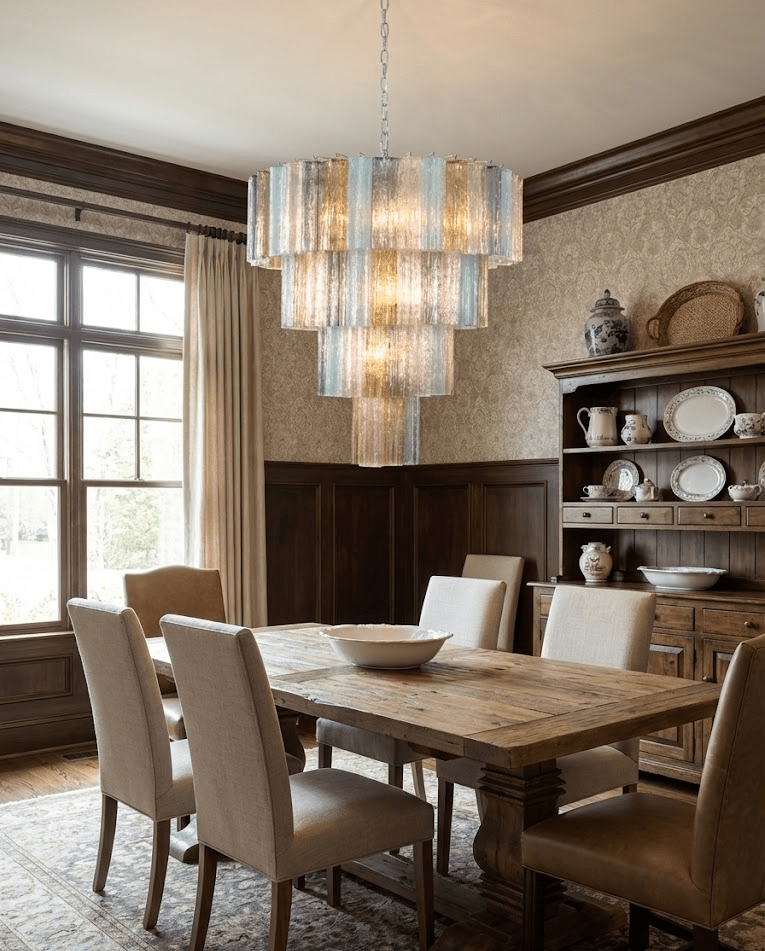 Modern Lustrava Prism Chandelier - CasaraHouse