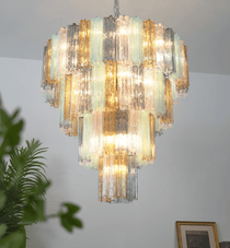 Modern Lustrava Prism Chandelier - CasaraHouse