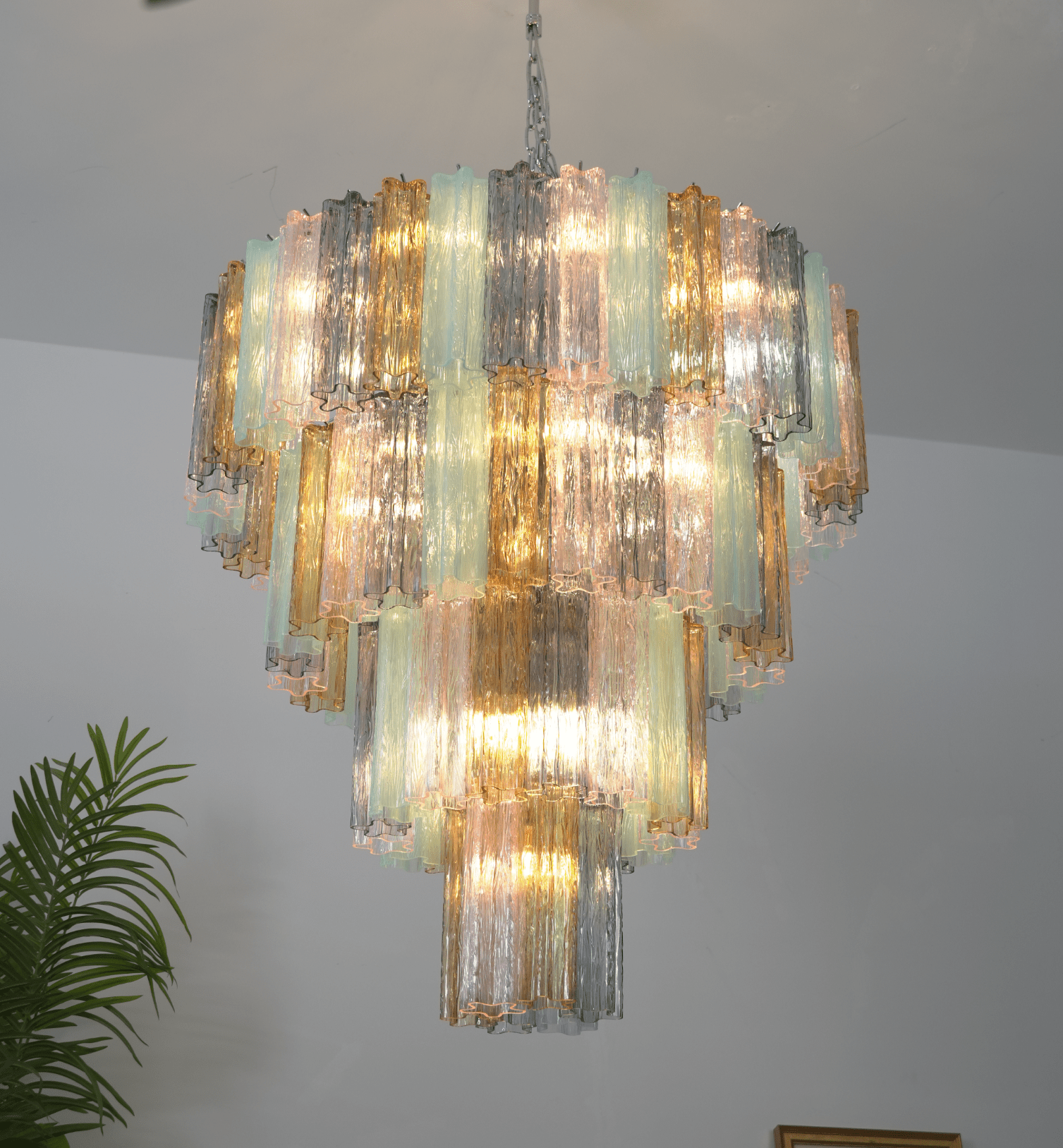 Modern Lustrava Prism Chandelier - CasaraHouse