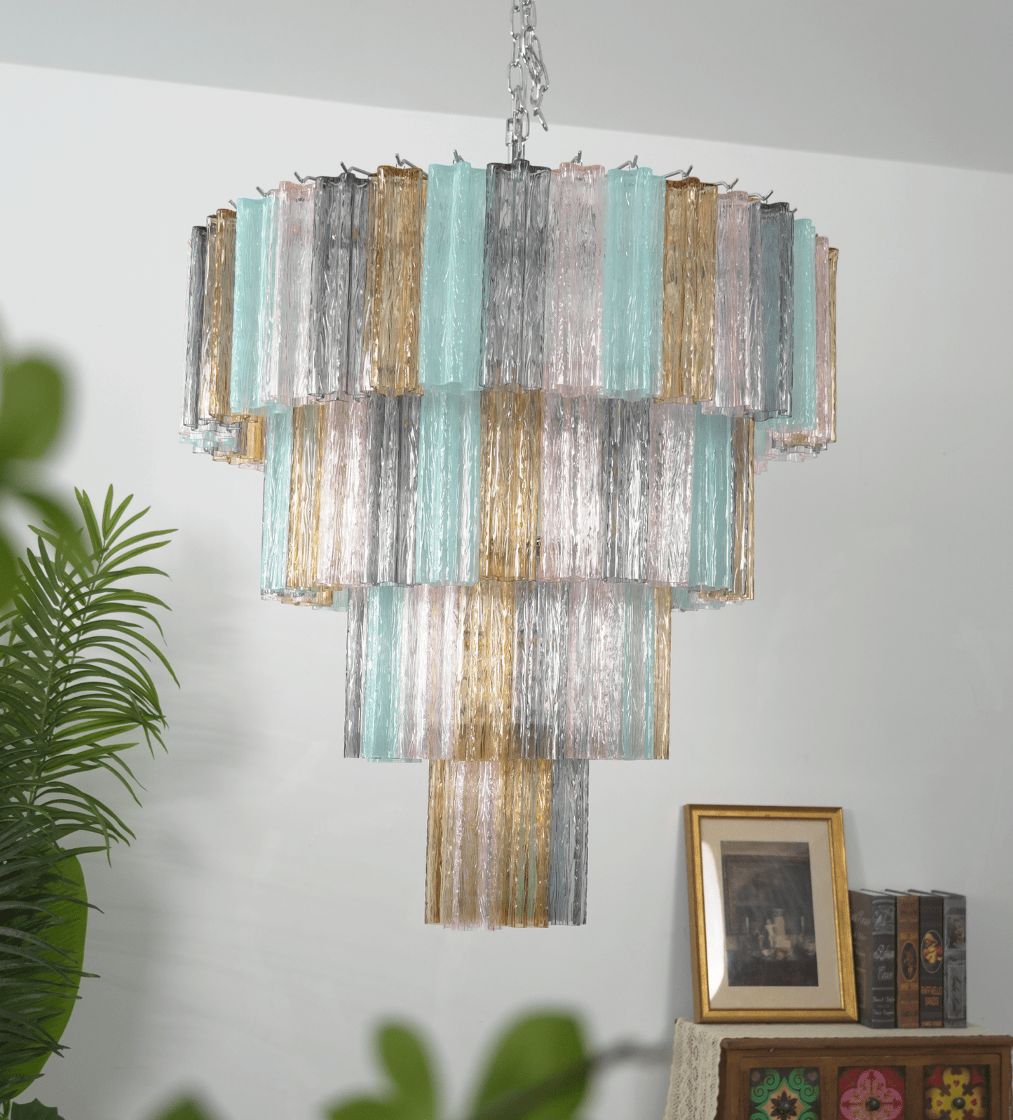 Modern Lustrava Prism Chandelier - CasaraHouse