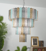 Modern Lustrava Prism Chandelier - CasaraHouse