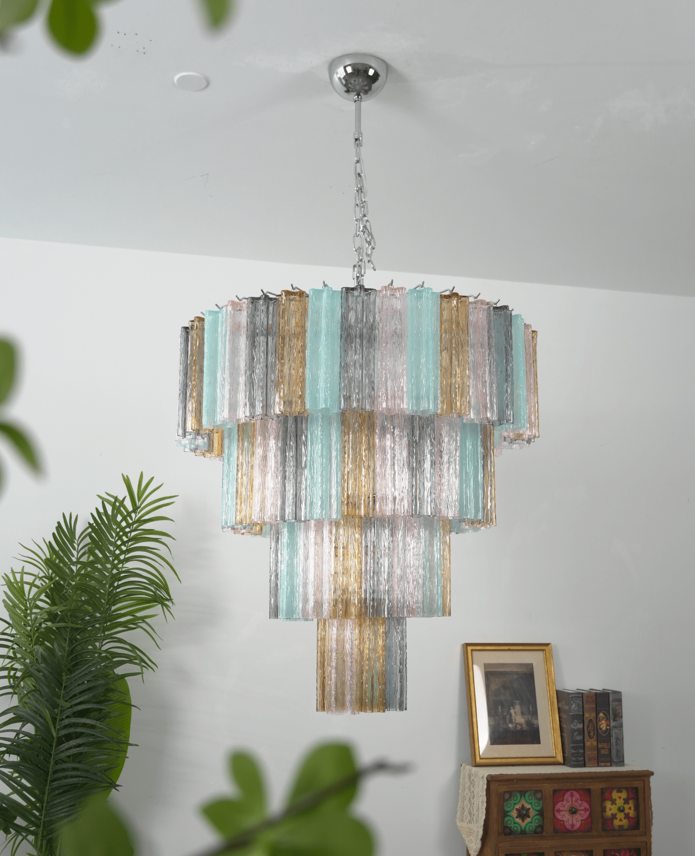 Modern Lustrava Prism Chandelier - CasaraHouse