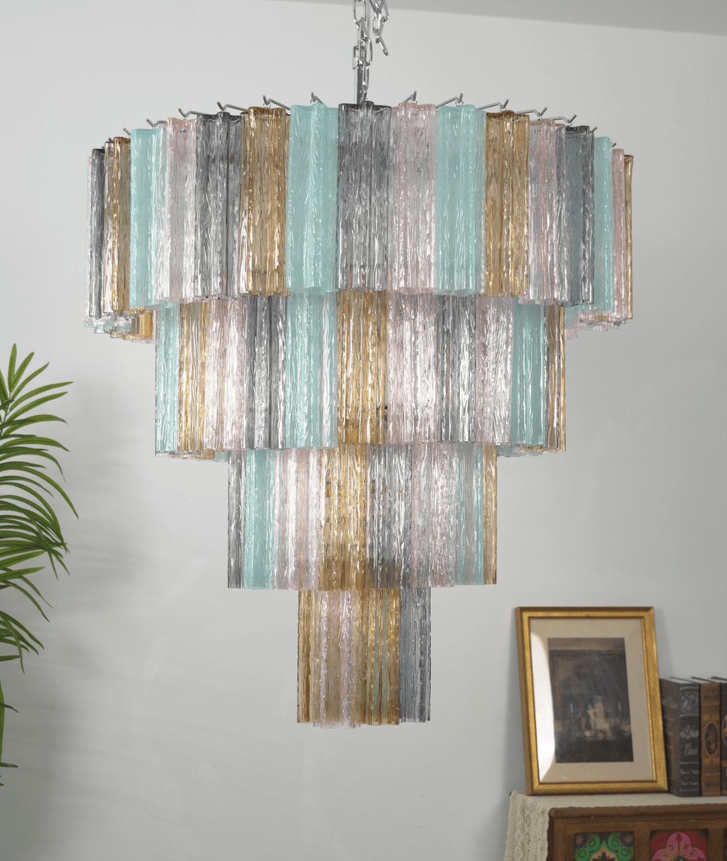 Modern Lustrava Prism Chandelier - CasaraHouse