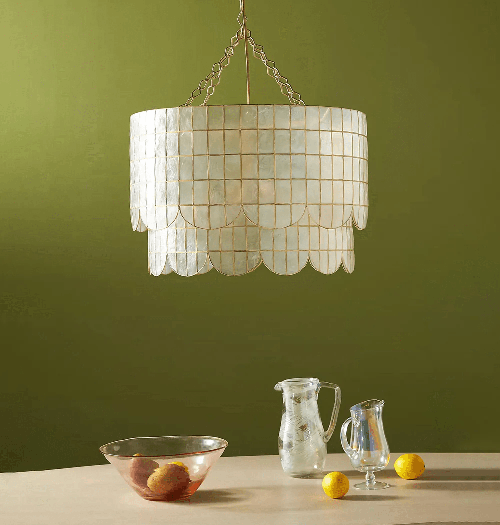 Capiz Wavecrest Chandelier
