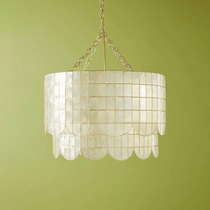 Capiz Wavecrest Chandelier