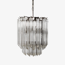 Transparant Murano Prism Chandelier