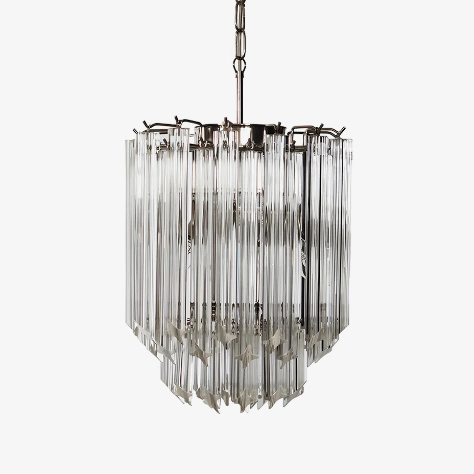Transparant Murano Prism Chandelier