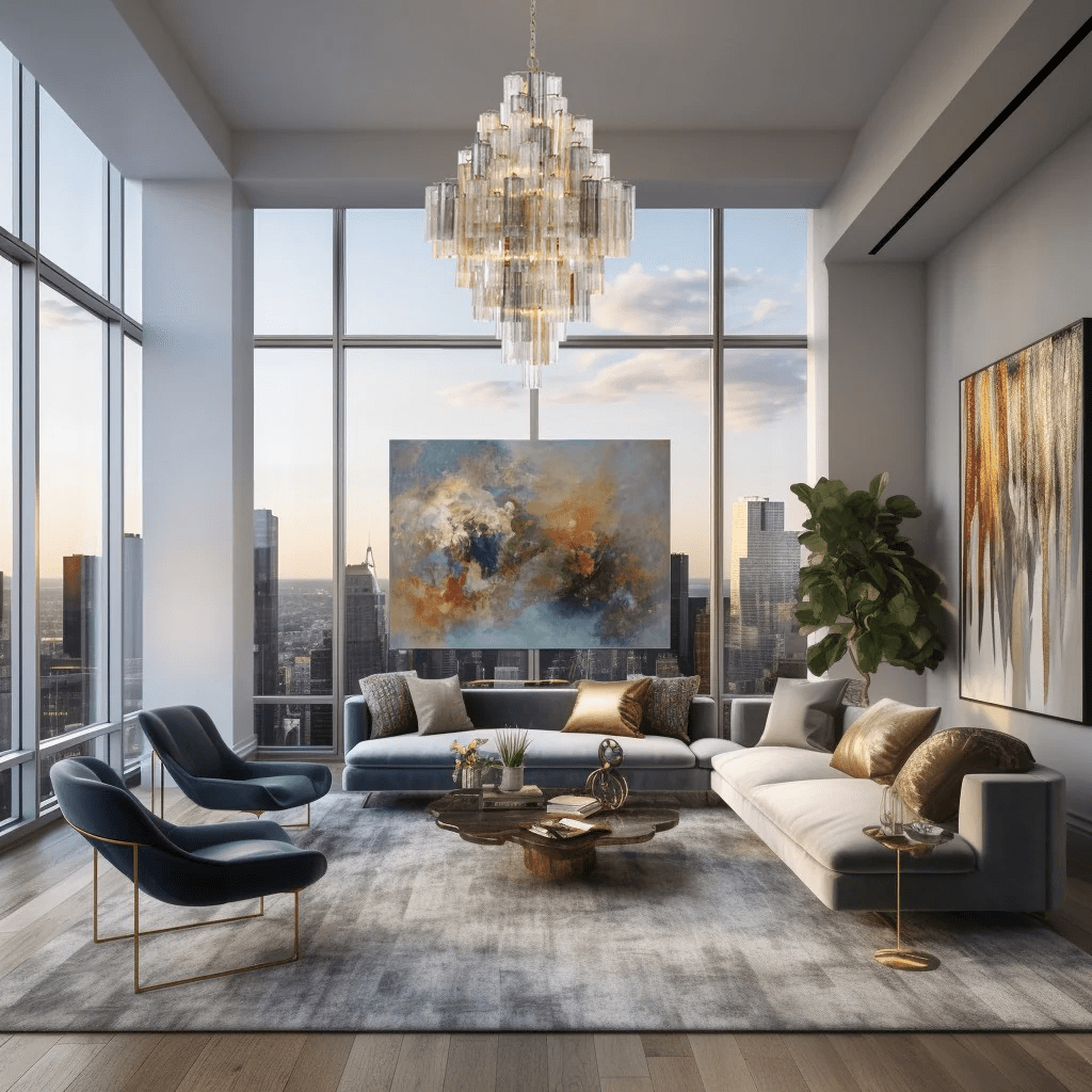 Geometric Crystal Prism Ceiling Chandelier - CasaraHouse