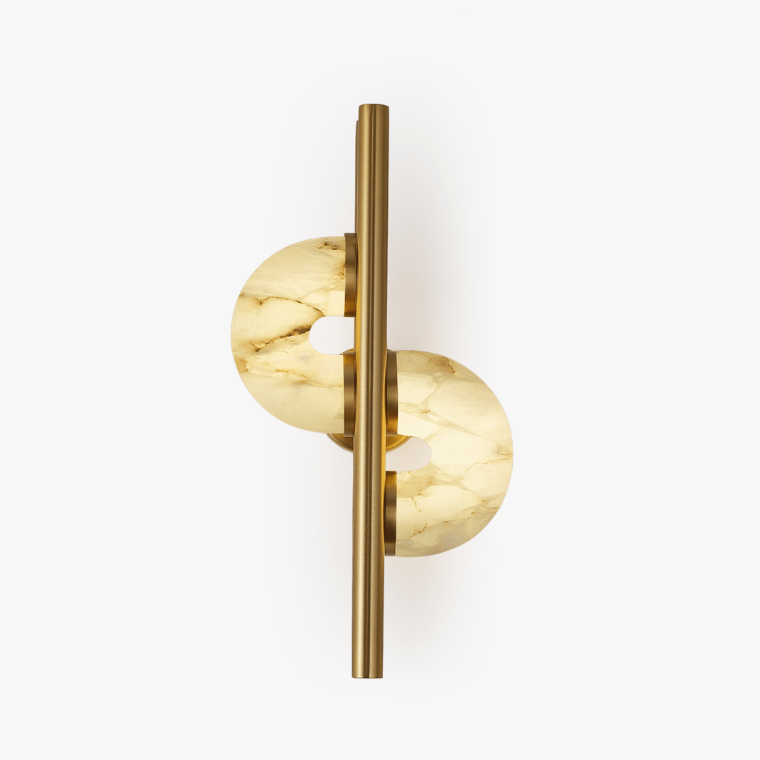 Aurelia Dual Disc Alabaster Sconce Main image