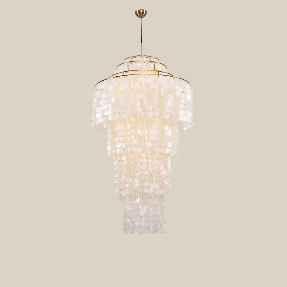 Modern Nerida Shell Chandelier