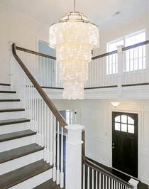Modern Nerida Shell Chandelier