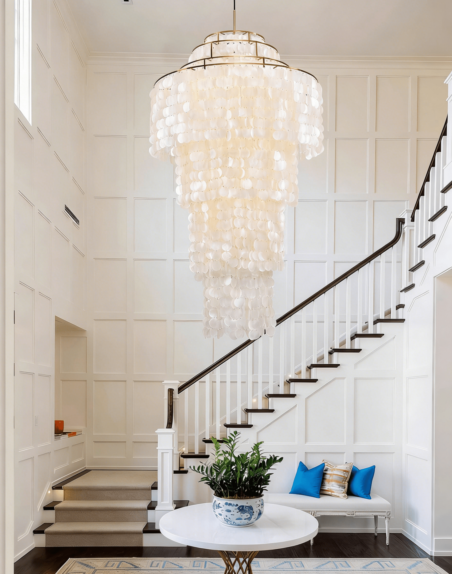 Modern Nerida Shell Chandelier