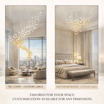 Organic Leaf Chandelier - CasaraHouse