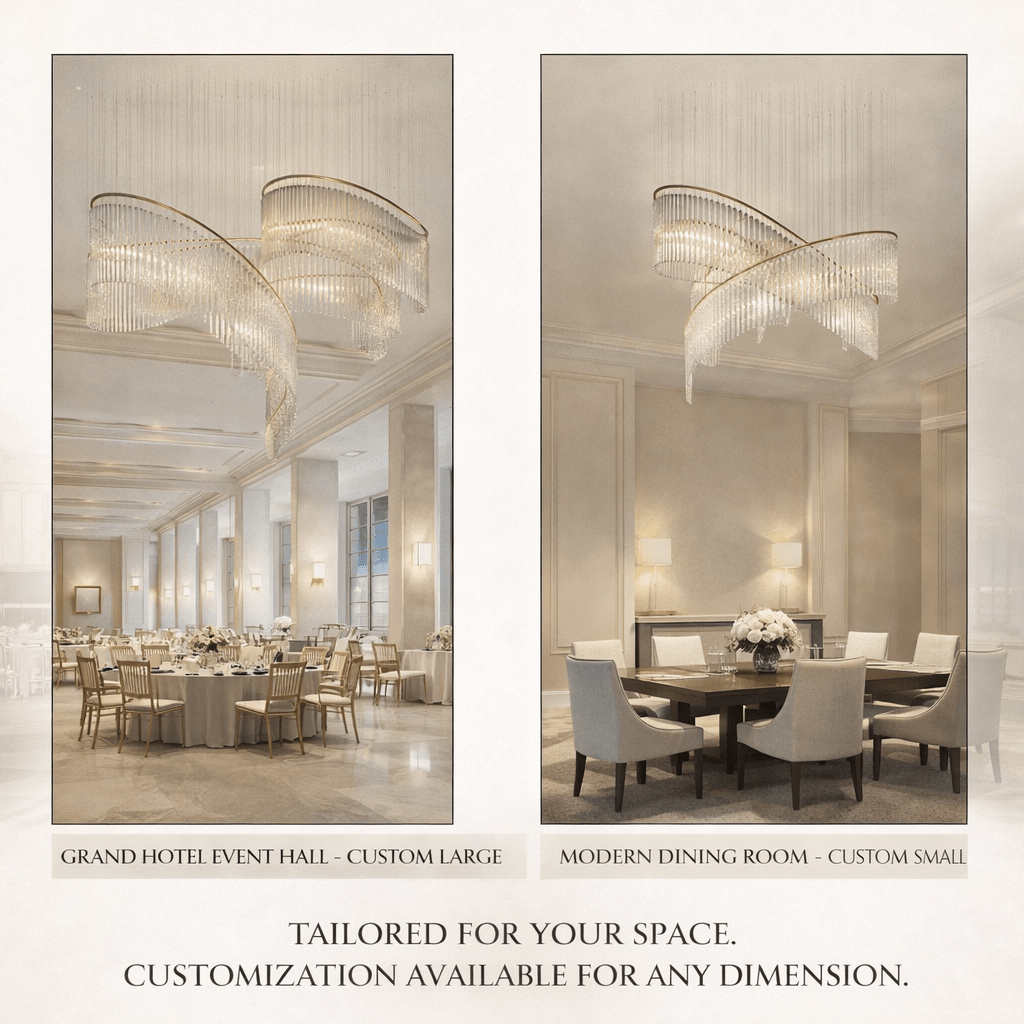 Luxury Fringe Waterfall Chandelier - CasaraHouse