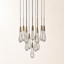 Soltaire Crystal Round Chandelier 17" 24" 36" 48" 58"D