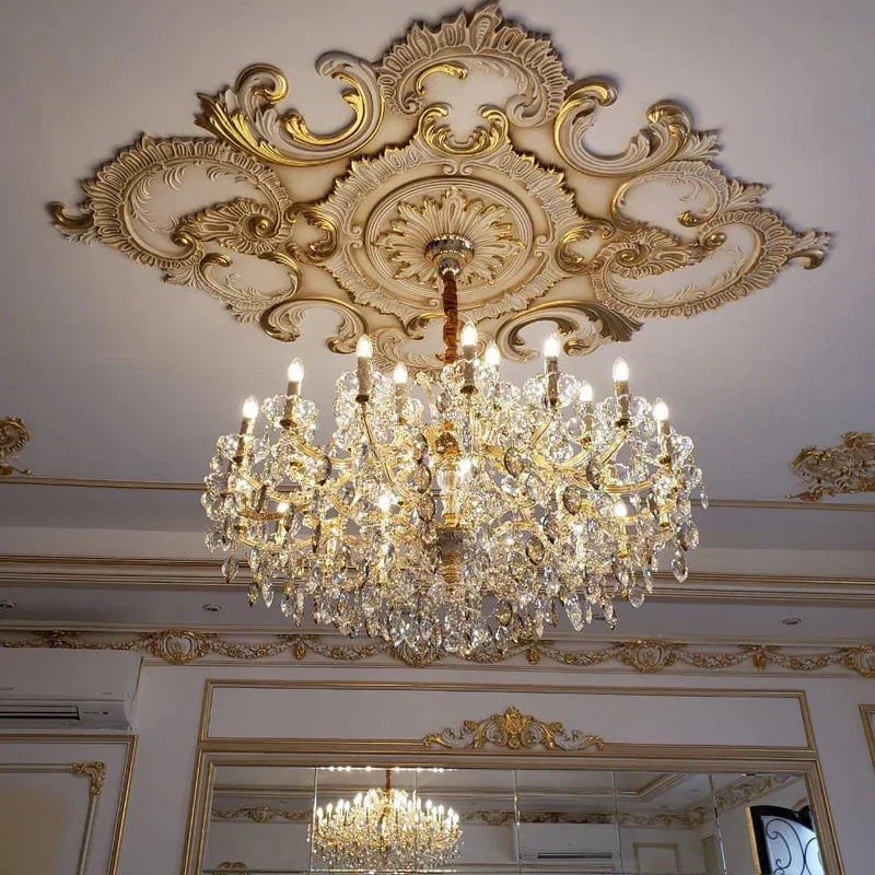 Allumage Extra Wide Classic Crystal Chandelier