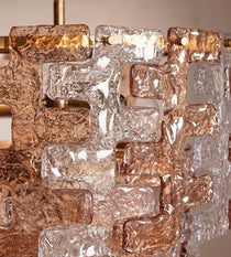 Iona Glass Chandelier 25"W