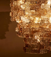 Iona Glass Chandelier 25"W