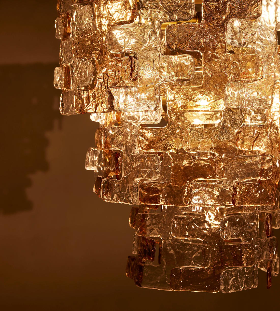 Iona Glass Chandelier 25"W