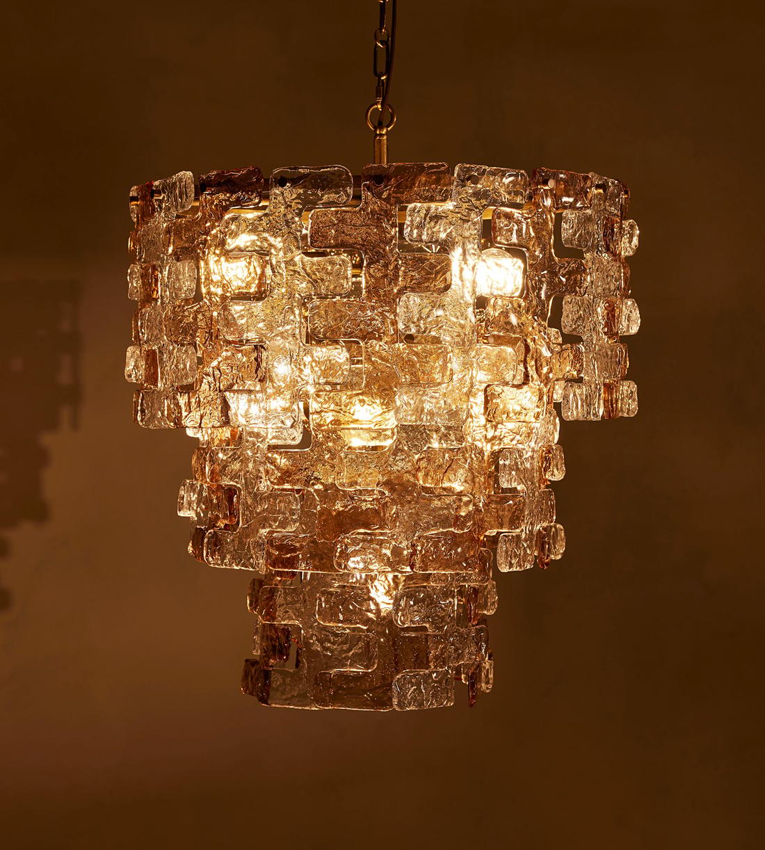 Iona Glass Chandelier 25"W Secondary image
