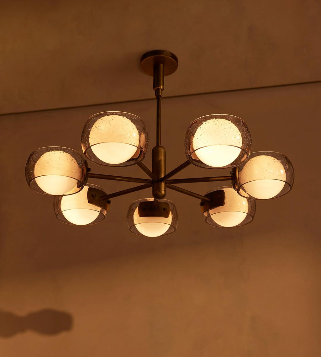 Douglas Murano Glass Chandelier