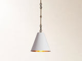 Watley Cone Pendant in White