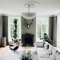 Murano Chandelier – Poliedri – 185 glass – Iridescent