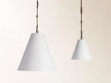 Watley Cone Pendant in White