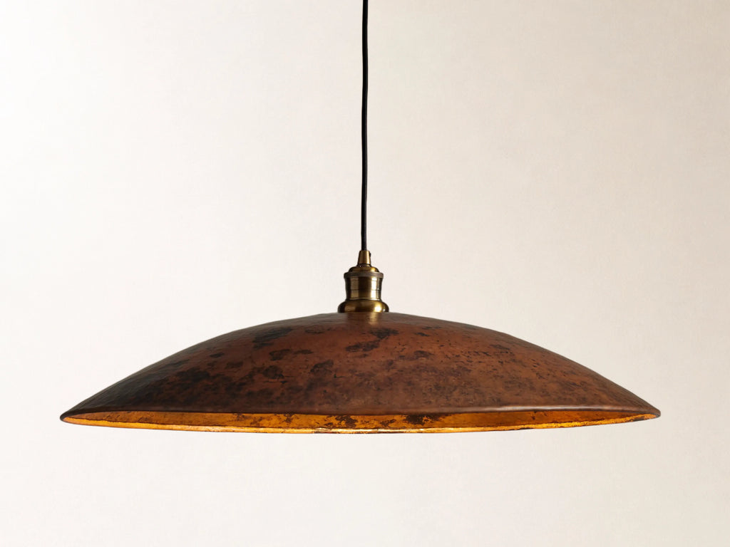 Recycled Metal Fan Pendant