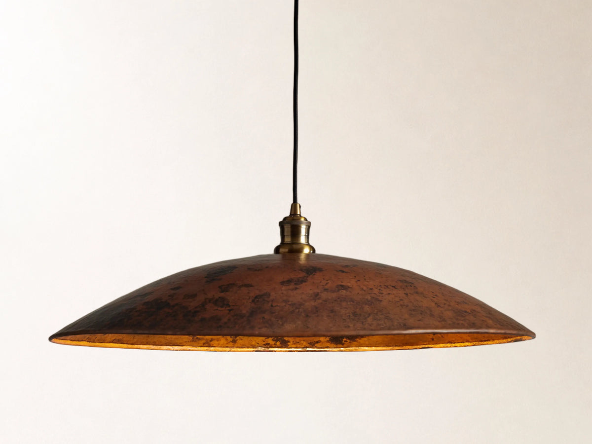 Recycled Metal Fan Pendant
