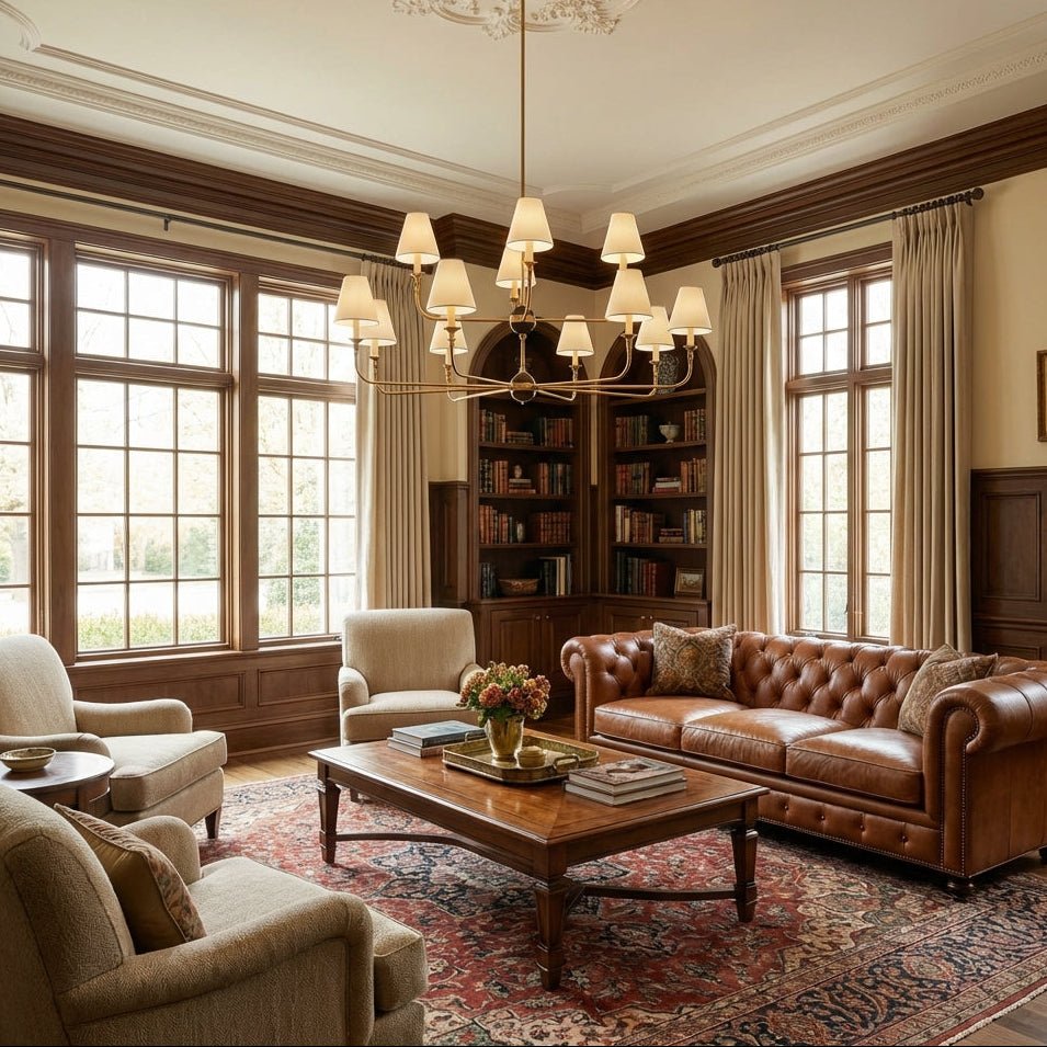 Designer Astris Brass Chandelier - CasaraHouse