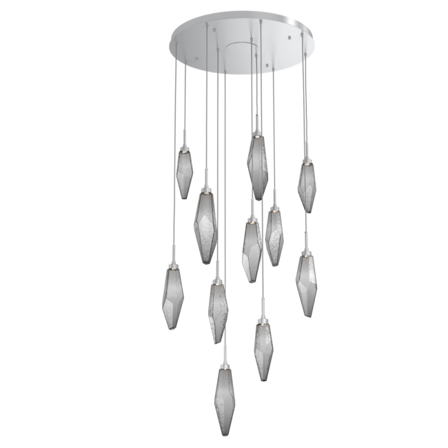 Rock Crystal Cluster Round Chandelier Secondary image