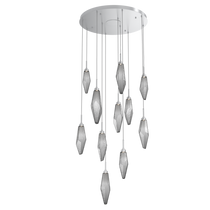 Rock Crystal Cluster Round Chandelier