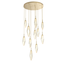 Rock Crystal Cluster Round Chandelier