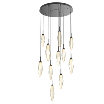 Rock Crystal Cluster Round Chandelier