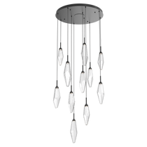Rock Crystal Cluster Round Chandelier