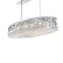 Modern Oval Crystal Chandelier