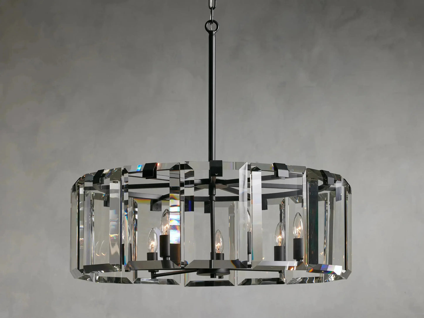 Elegant Amaya Round Chandelier 30" 38" 48" - CasaraHouse
