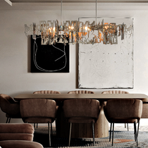 Simple Artistic Metal Dining Table Chandelier