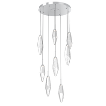 Rock Crystal Cluster Round Chandelier