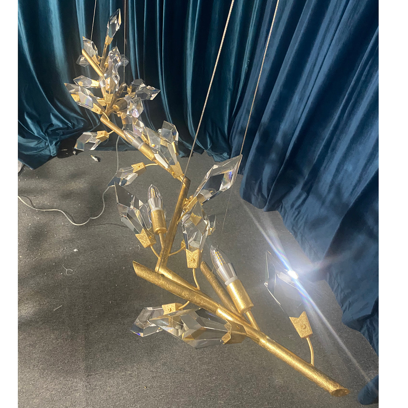 Adison 72" Linear Crystal chandelier