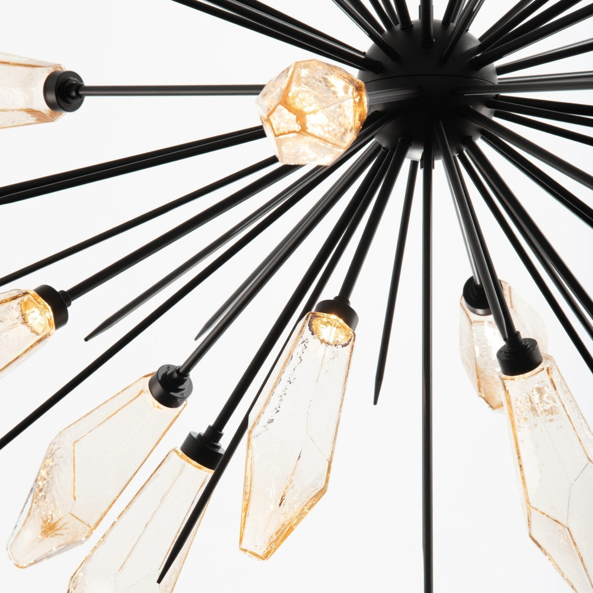 Beveled Crystal Round Chandelier