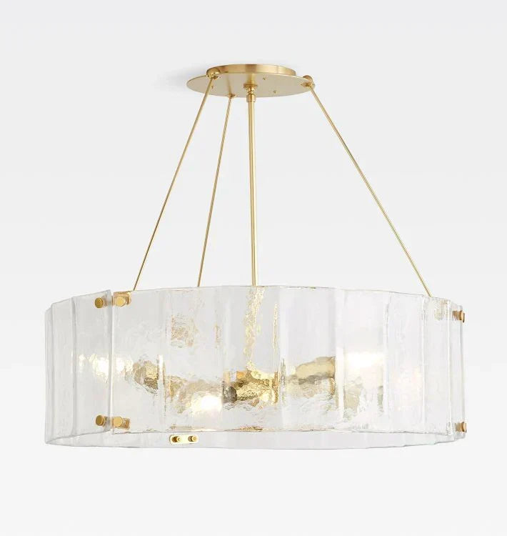 Marcellus Glass Round Chandelier 32"