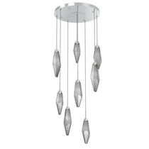 Rock Crystal Cluster Round Chandelier