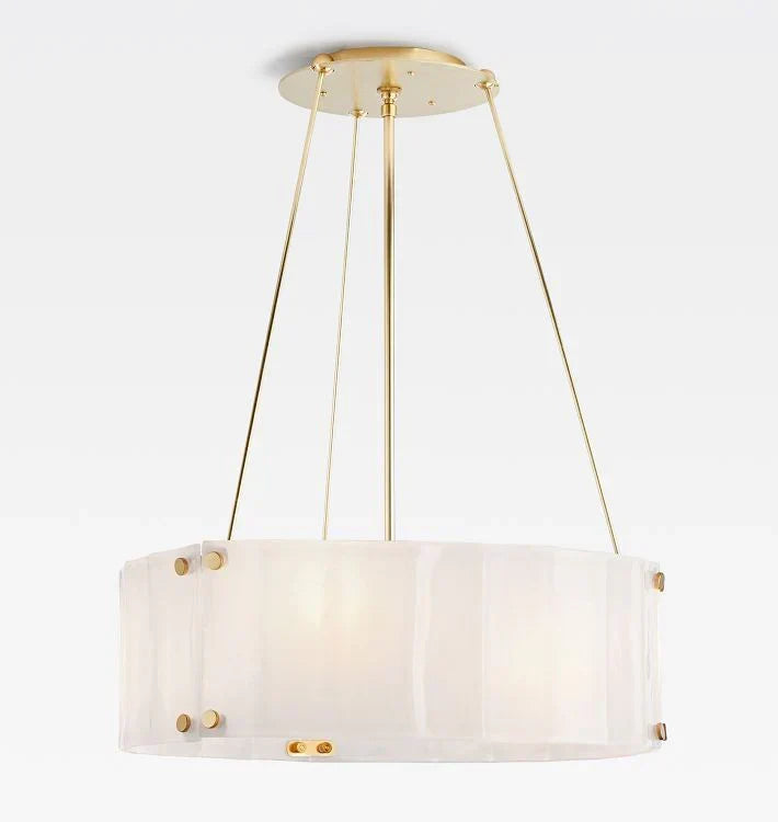 Marcellus Glass Round Chandelier 24"