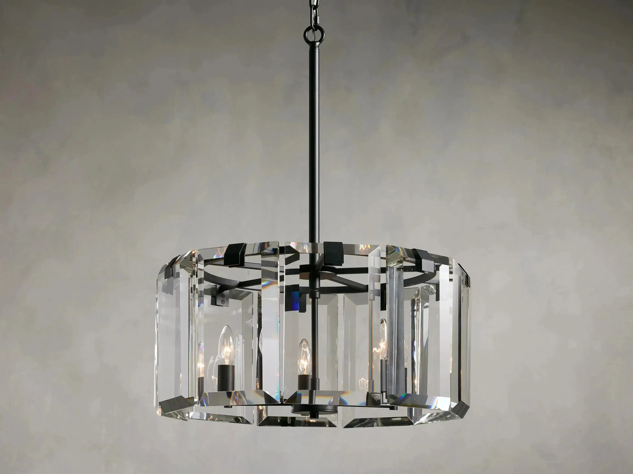 Elegant Amaya Round Chandelier 30" 38" 48" - CasaraHouse