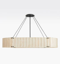 Marcellus Glass Linear Chandelier 60"