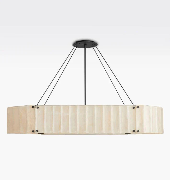 Marcellus Glass Linear Chandelier 60"